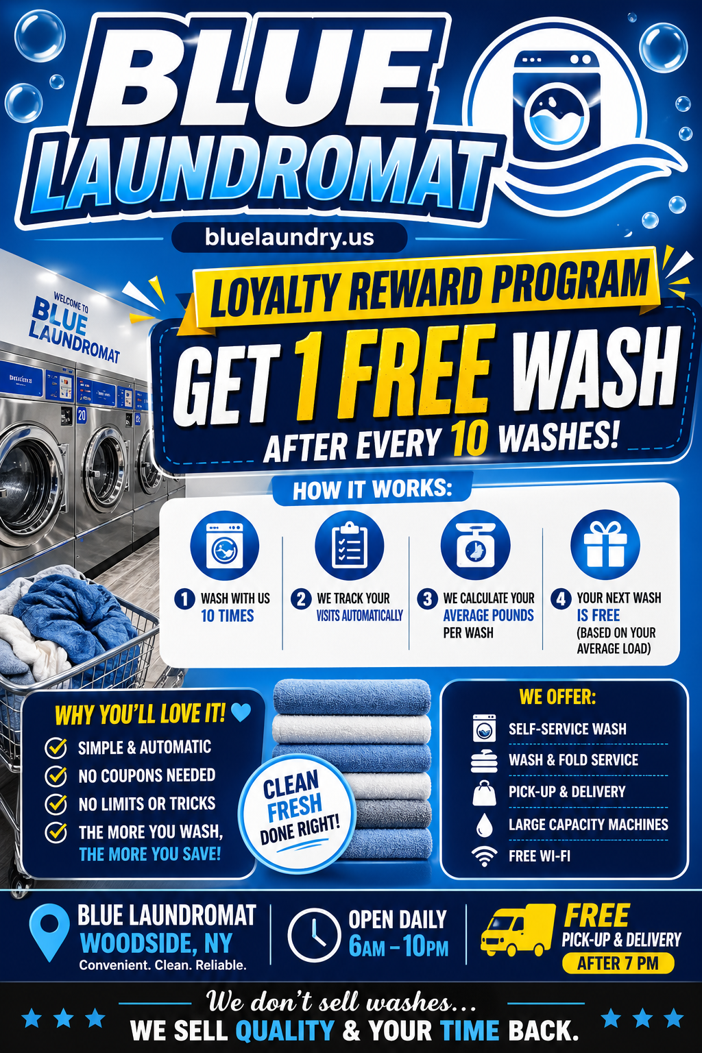 Free wash after 10 washes